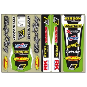 STANDARD LOGO DECAL KIT GREEN