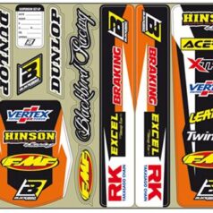 STANDARD LOGO DECAL KIT ORANGE