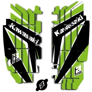 RADIATOR LOUVER STICKER KXF