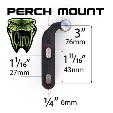 ACCESSORY PERCH MOUNT CHROME - Bild 3