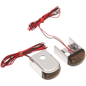 FENDER STRUT LED MARKER LIGHTS CHROME