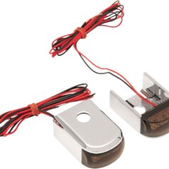 FENDER STRUT LED MARKER LIGHTS CHROME