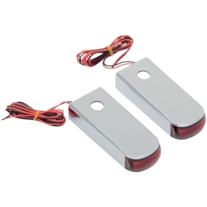 FENDER STRUT LED MARKER LIGHTS CHROME