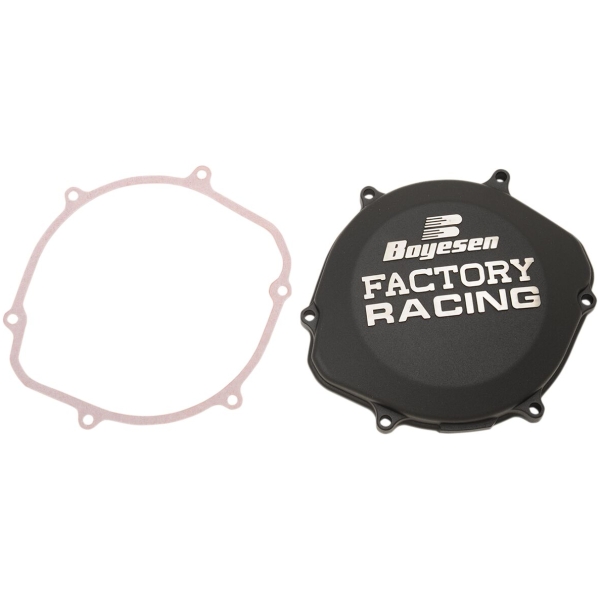 Kopplingskåpoa FACTORY RACING  ALUMINUM Honda Cr250 02-07 Svart