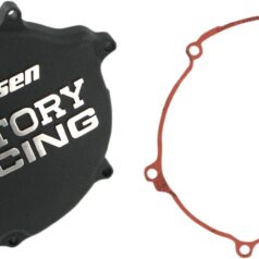 CLUTCH COVER FACTORY RACING  ALUMINUM REPLACEMENT BLACK