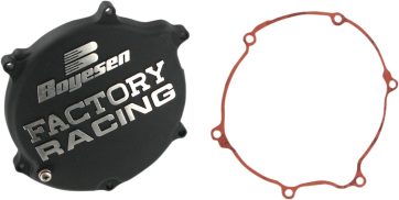 CLUTCH COVER FACTORY RACING  ALUMINUM REPLACEMENT BLACK