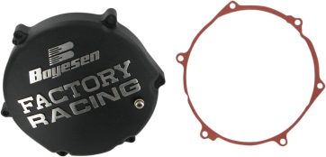CLUTCH COVER FACTORY RACING  ALUMINUM REPLACEMENT BLACK