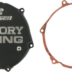 CLUTCH COVER FACTORY RACING  ALUMINUM REPLACEMENT BLACK