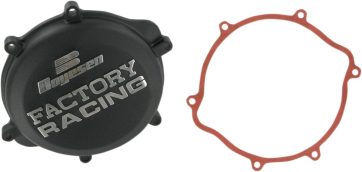 CLUTCH COVER FACTORY RACING  ALUMINUM REPLACEMENT BLACK