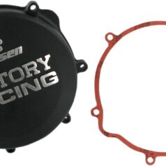 CLUTCH COVER FACTORY RACING  ALUMINUM REPLACEMENT BLACK