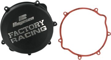 CLUTCH COVER FACTORY RACING  ALUMINUM REPLACEMENT BLACK