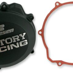 CLUTCH COVER FACTORY RACING  ALUMINUM REPLACEMENT BLACK