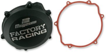CLUTCH COVER FACTORY RACING  ALUMINUM REPLACEMENT BLACK