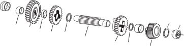 86-90 XL CTR SFT SPACERS - Bild 2