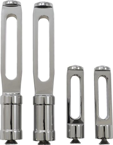 ACCUTRONIX FORWARD CONTROLS SLOTTED EXTENDED 3+ CHROME