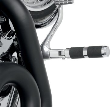 ACCUTRONIX FOOT PEGS RUBBER FOLDING CHROME - Bild 2