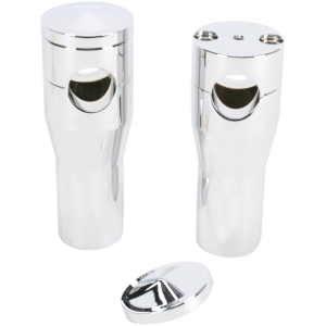 ACCUTRONIX RISERS TIll Harley SPRINGER 4" CHROME