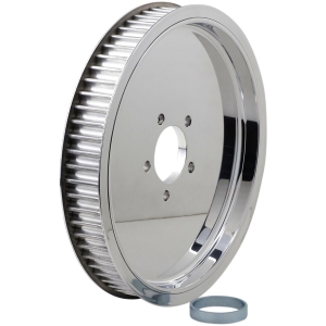 REAR BELT PULLEY 65 TOOTH 1-1/2'' SOLID POLISHED