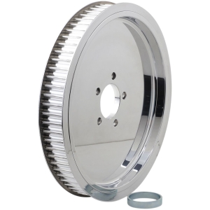 REAR BELT PULLEY 70 TOOTH 1-1/2'' SOLID POLISHED