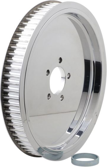 REAR BELT PULLEY 70 TOOTH 1-1/2'' SOLID POLISHED