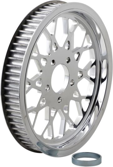 REAR BELT PULLEY 65 TOOTH 1-1/2'' MESH POLISHED