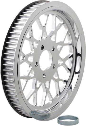 REAR BELT PULLEY 70 TOOTH 1-1/2'' MESH POLISHED