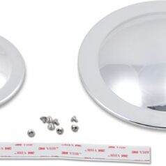 POLISHED DOMED PULLEY COVER KIT