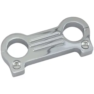ACCUTRONIX GAUGE MOUNT ADAPTER 1-1/4" CHROME
