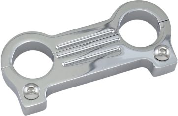 ACCUTRONIX GAUGE MOUNT ADAPTER 1-1/4" CHROME