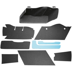 LINER SADDLEBAG TEXTILE BLACK