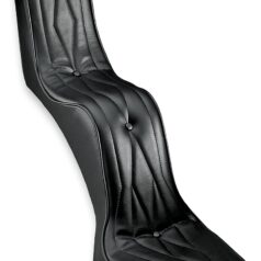 SEAT QUEEN REAR 2-UP VINYL BLACK