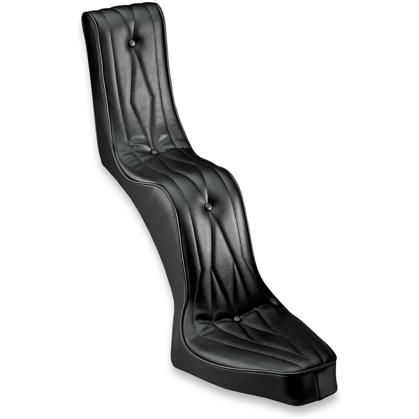 SEAT QUEEN REAR 2-UP VINYL BLACK