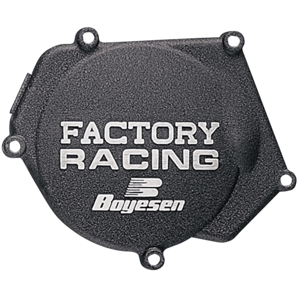 IGNITION COVER FACTORY RACING  ALUMINUM REPLACEMENT BLACK