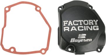 IGNITION COVER FACTORY RACING  ALUMINUM REPLACEMENT BLACK