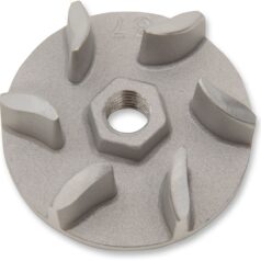 WATER PUMP IMPELLER SUPERCOOLER ALUMINUM OEM REPLACEMENT GRAY