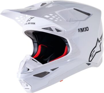 HELMET SM10 SOLID WHT XS
