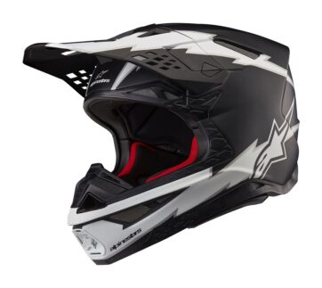HELMET SM10 AMP BLK/WT L