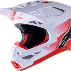 HELMET SM10 UNIT RD/WT L