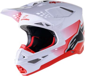 HELMET SM10 UNIT RD/WT L
