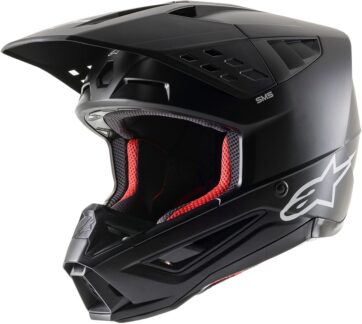 HELMET SM5 SOLID BLACK XS