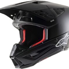 HELMET SM5 SOLID BLACK 2X
