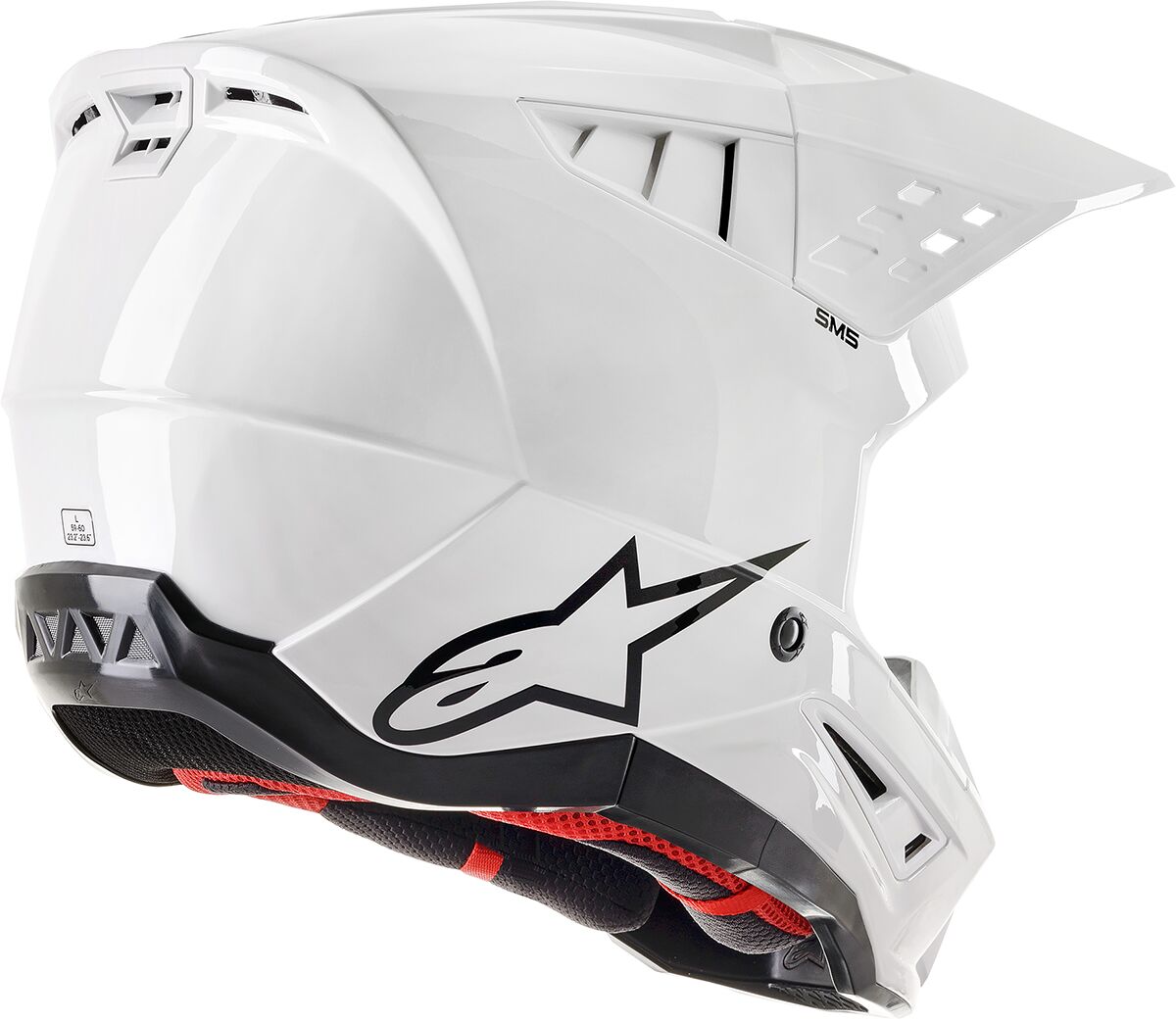 HELMET SM5 SOLID WHT M - Bild 5