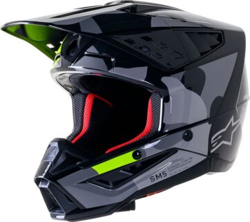 HELMET SM5 ROV2 GY/YLW XS