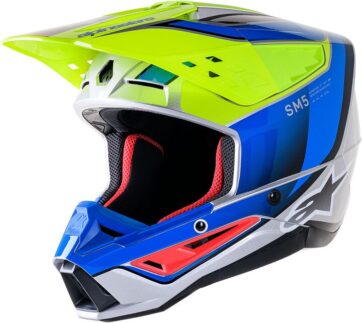 HELMET SM5 SAIL YLW/BL XL