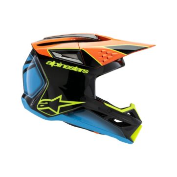 HELMET YTH SM3 FRAY BLK/OR/YL - Bild 6