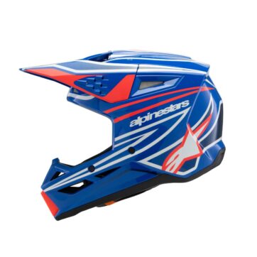 HELMET YTH SM3 WURX BLUE/RED/W - Bild 6