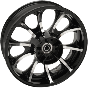 CUSTOM REPLACEMENT WHEEL / ABS / 45,72 CM (18") x 13,97 CM (5.5") / BLACK RE-MACHINED / ALUMINIUM
