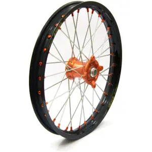 WHEEL ASSEMBLY ELITE MX-EN 1.60"x21" ALUMINUM ORANGE