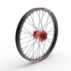 WHEEL ASSEMBLY MX-EN SPORT FRONT 1.60" X 21" ALUMINUM RED