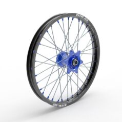 WHEEL ASSEMBLY MX-EN SPORT FRONT 1.60" X 21" ALUMINUM BLUE